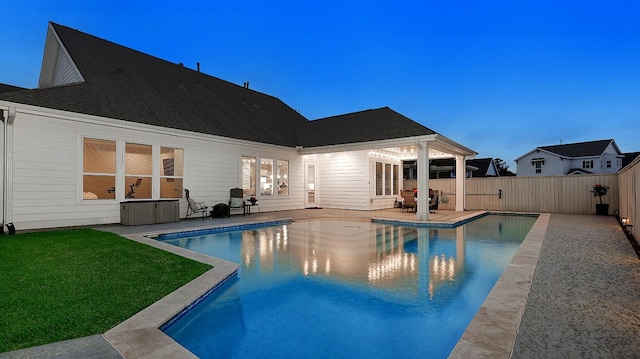 2205 Salt Grass Trl, Conroe, TX 77384 - view of swimming pool featuring a patio