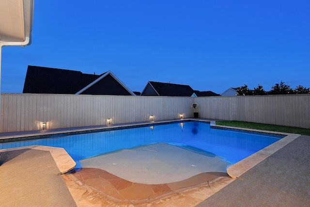 2205 Salt Grass Trl, Conroe, TX 77384 - view of swimming pool with a fenced backyard and a patio area