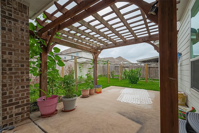 24623 Forest Hiker Ct, Katy, TX 77493 - view of patio with a pergola