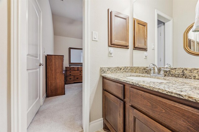 28915 Davenport Dr, Katy, TX 77494 - bathroom with vanity and baseboards