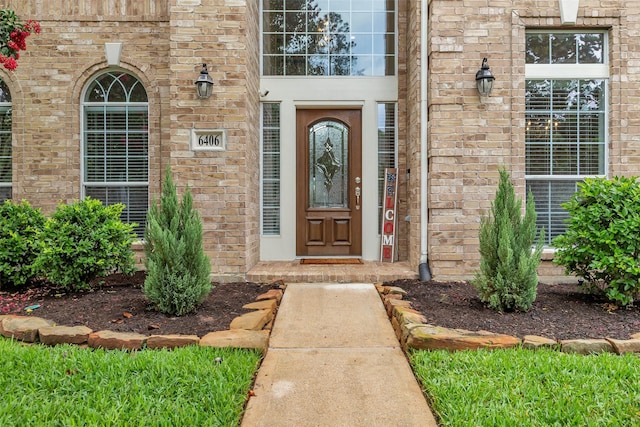 6406 Pine Reserve Dr, Spring, TX 77389 - entrance to property featuring brick siding