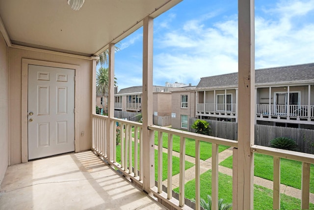 215 Postoffice St Unit 508, Galveston, TX 77550 - balcony featuring a residential view