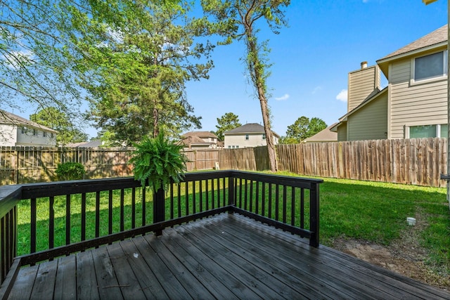235 Doncaster St, Conroe, TX 77303 - wooden deck with a residential view