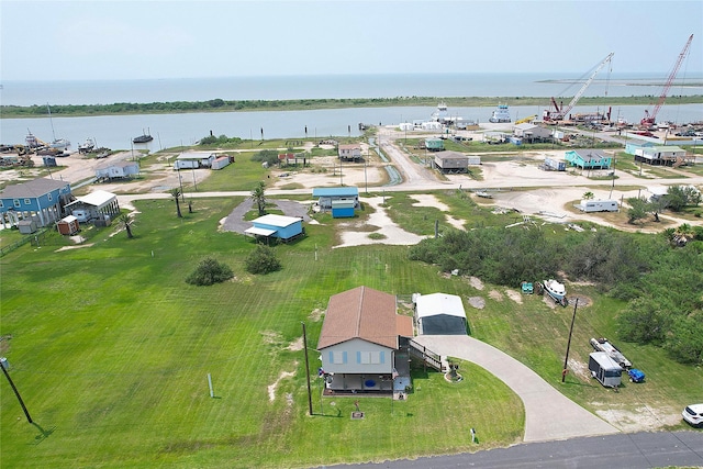 1321 Pickney Ave, Port Bolivar, TX 77650 - drone / aerial view of a large body of water