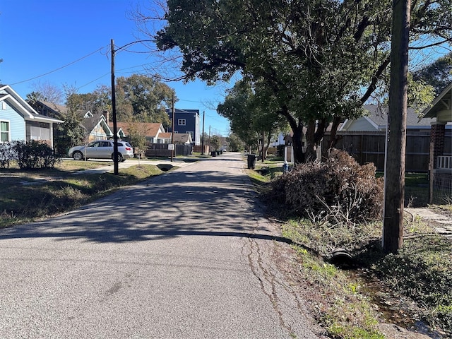 3016 Gray St, Houston, TX 77004 - view of asphalt road with a residential view