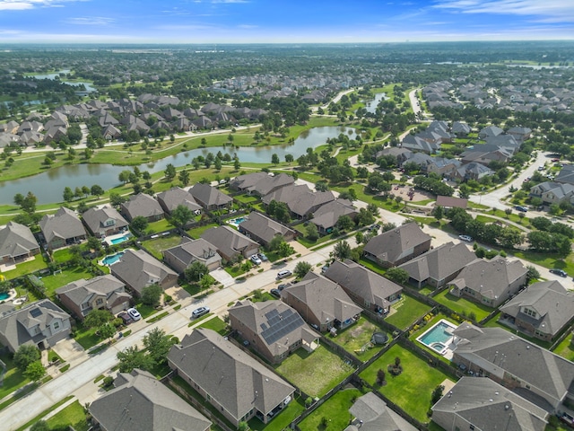 18719 Big Elm Dr, Cypress, TX 77433 - aerial view of property's location with nearby suburban area and a nearby body of water