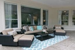 11 Hope Valley Pl, The Woodlands, TX 77382 - view of patio / terrace featuring an outdoor hangout area