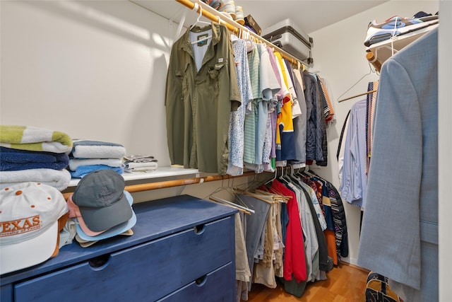 5200 Weslayan St Unit 309, Houston, TX 77005 - spacious closet featuring wood finished floors