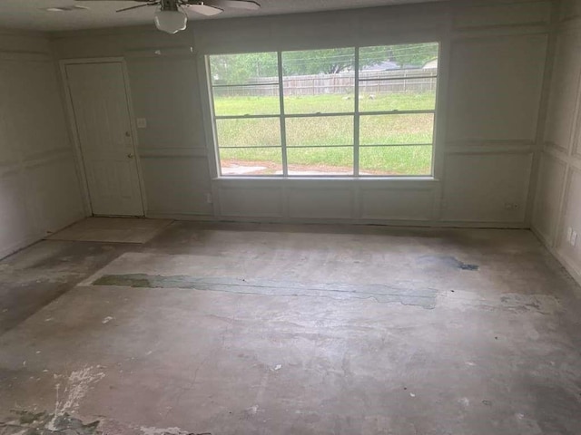 30714 Meadow Wood Dr, Magnolia, TX 77354 - unfurnished room featuring plenty of natural light and a ceiling fan