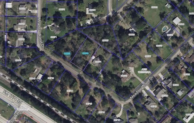 30714 Meadow Wood Dr, Magnolia, TX 77354 - map of property location with property boundaries highlighted