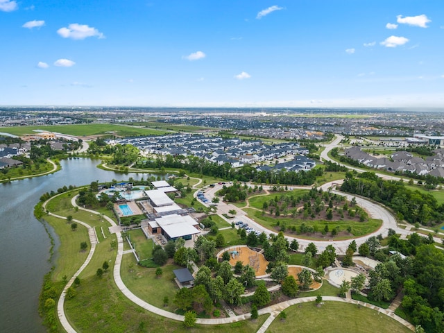 18430 S Settlers Shore Dr, Cypress, TX 77433 - aerial view of property and surrounding area with a nearby body of water and nearby suburban area