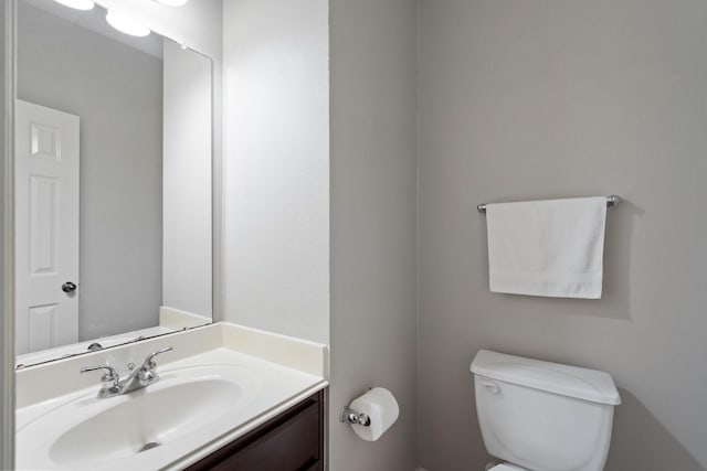 18430 S Settlers Shore Dr, Cypress, TX 77433 - bathroom with toilet and vanity