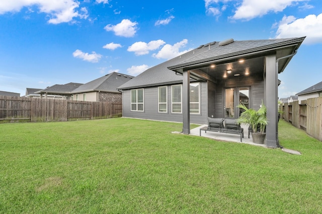 17413 Turtleweed Ln, Conroe, TX 77385 - rear view of property with a patio