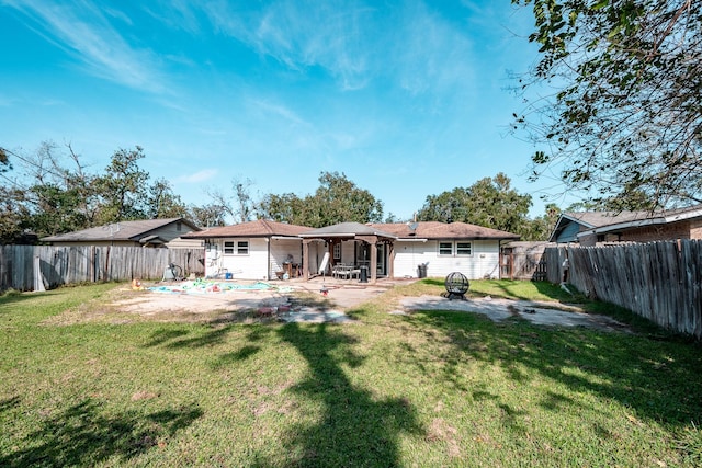 204 Carnation St, Lake Jackson, TX 77566 - back of house with a patio area