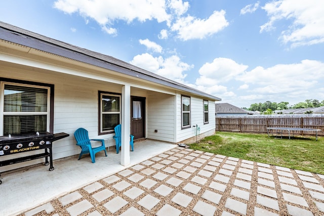 128 Barton Creek Dr, Huntsville, TX 77340 - view of patio / terrace with a trampoline