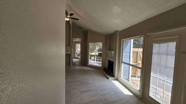 12107 Westwold Dr, Tomball, TX 77377 - unfurnished sunroom with lofted ceiling