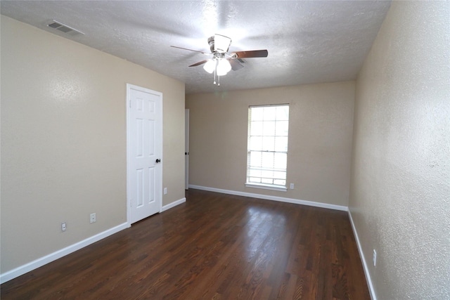 3911 Hermitage Hollow Ln, Houston, TX 77339 - unfurnished room featuring a ceiling fan, baseboards, wood finished floors, and a textured wall