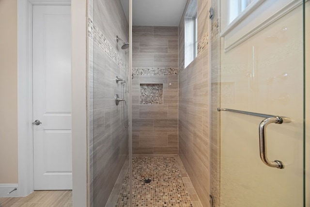 2319 Wyndam Heights Ln, Houston, TX 77077 - full bathroom featuring a shower stall
