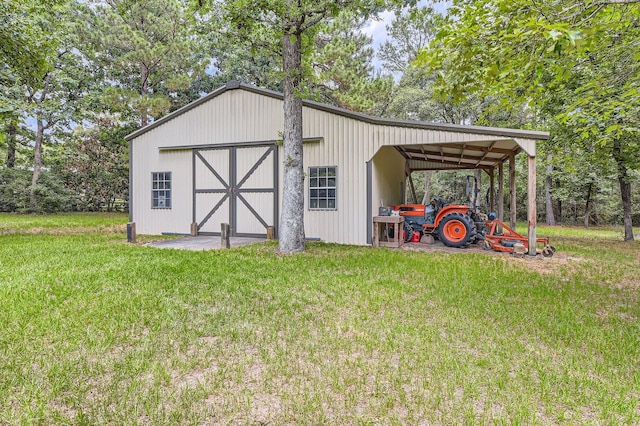 11519 Imperial Ln, Montgomery, TX 77316 - view of pole building featuring a yard