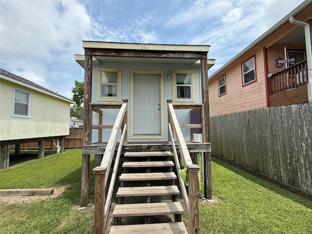 613 24th St, San Leon, TX 77539 - view of doorway to property