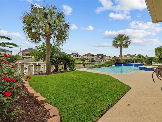 2905 Sea Channel Dr, Seabrook, TX 77586 - swimming pool with a yard and a residential view