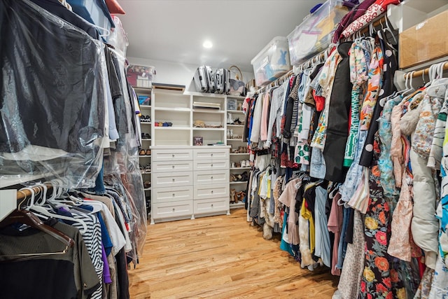 2218 Gardenia Dr, Houston, TX 77018 - spacious closet with light wood-style flooring