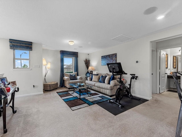14306 Cedar Pine Ct, Houston, TX 77068 - carpeted living area featuring baseboards