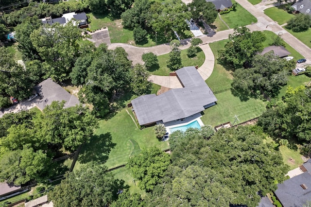 1240 Oakcrest Cir, Beaumont, TX 77706 - aerial overview of property's location