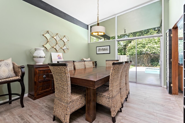 1240 Oakcrest Cir, Beaumont, TX 77706 - dining room with light wood-style flooring