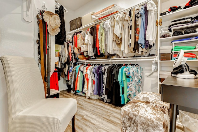 321 Twin Timbers Ln, Kemah, TX 77565 - spacious closet with wood finished floors