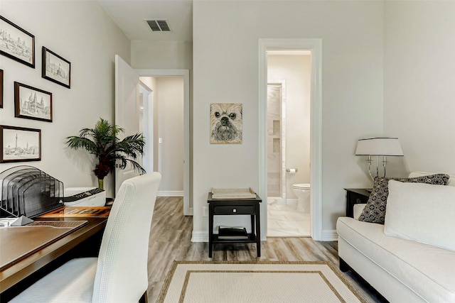 321 Twin Timbers Ln, Kemah, TX 77565 - office space featuring wood finished floors and baseboards
