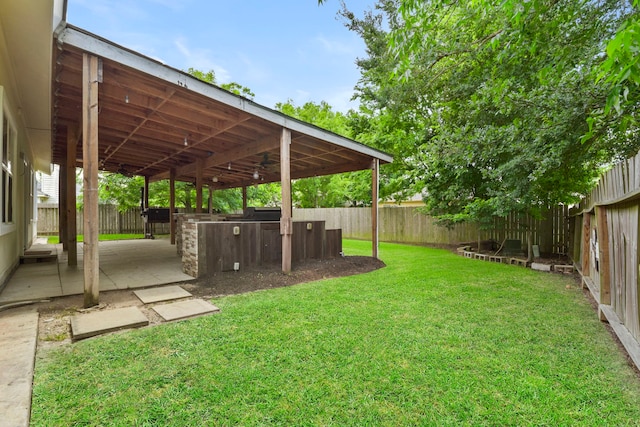 12305 Ridgecrest Dr, Willis, TX 77318 - view of yard with a patio area