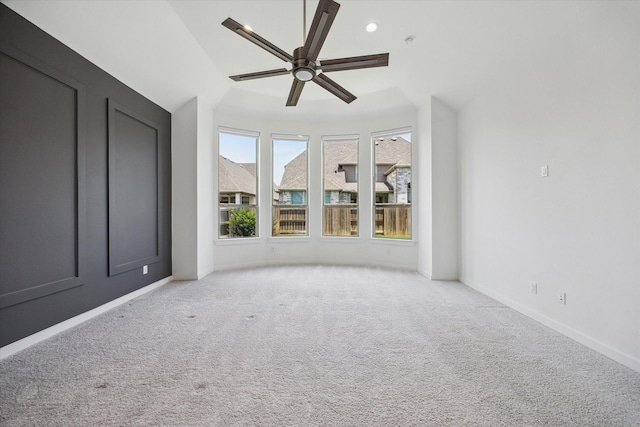 23910 Birchwood Lake Ln, Katy, TX 77493 - carpeted spare room with ceiling fan and baseboards