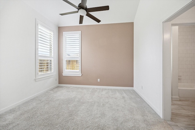 23910 Birchwood Lake Ln, Katy, TX 77493 - spare room with ceiling fan, carpet floors, and baseboards