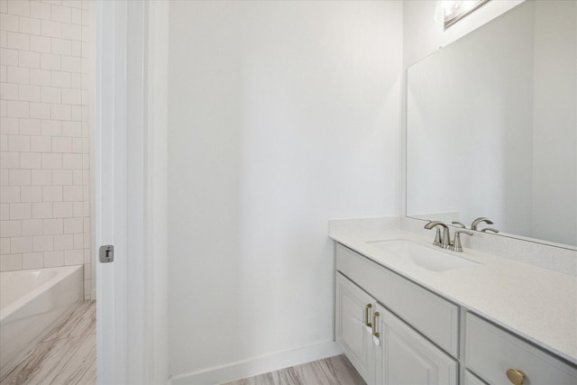 23910 Birchwood Lake Ln, Katy, TX 77493 - bathroom with vanity and  shower combination