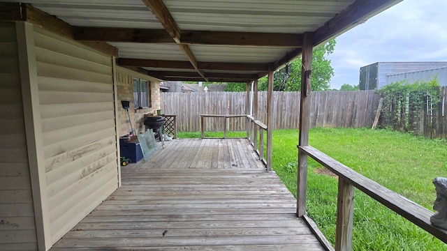 2014 Lexington Woods Dr, Spring, TX 77373 - view of wooden deck
