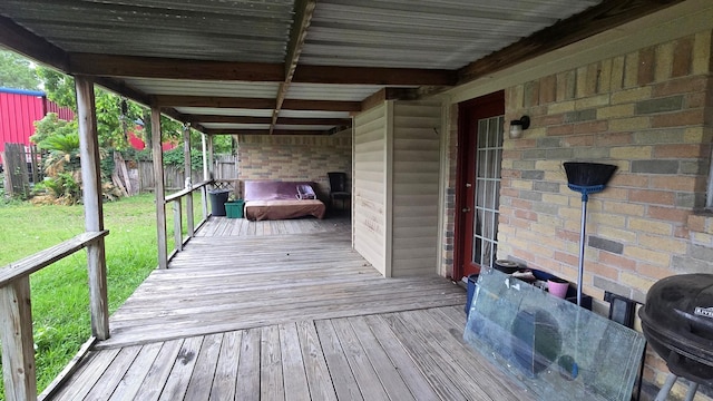 2014 Lexington Woods Dr, Spring, TX 77373 - view of deck