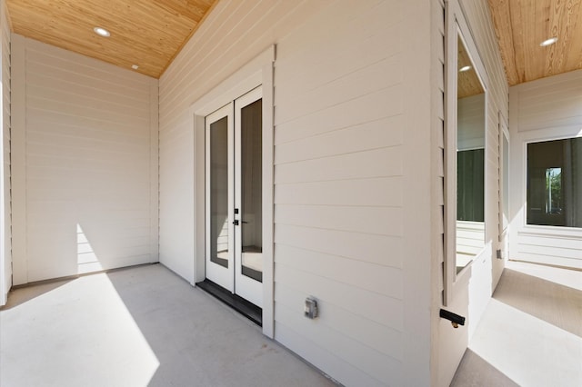 322 Aurora St, Houston, TX 77008 - view of patio with french doors