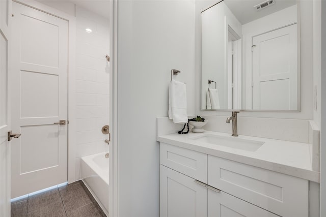 2015 Hopkins St, Houston, TX 77006 - full bathroom featuring vanity and shower / bath combination