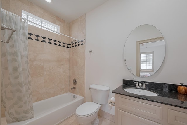 2034 Colquitt St Unit A, Houston, TX 77098 - full bath with shower / tub combo with curtain, vanity, and toilet