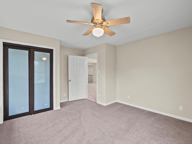 3422 N Elm Rd, Santa Fe, TX 77517 - carpeted spare room with baseboards and ceiling fan