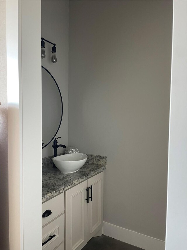 3295 Fm 524, Sweeny, TX 77480 - bathroom featuring vanity and baseboards