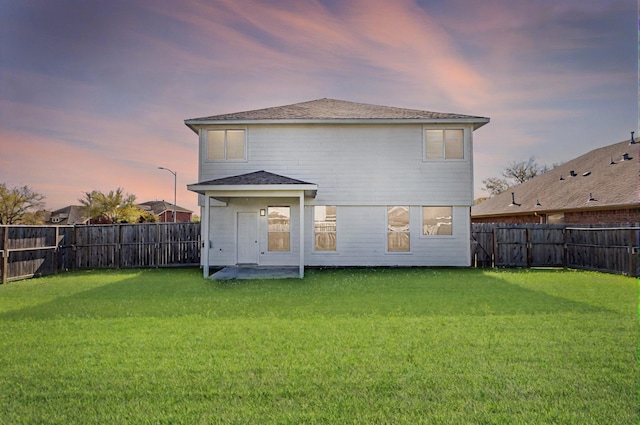 1802 Dominic Ln, Houston, TX 77049 - view of back of house at dusk