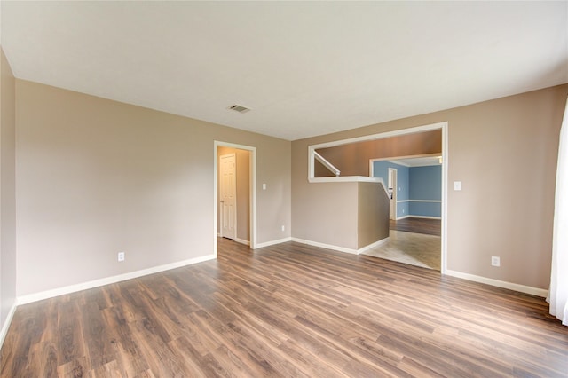 1322 Village Garden Dr, Missouri City, TX 77459 - empty room with baseboards and wood finished floors