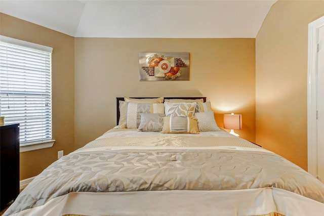 8215 Frontenac Dr, Houston, TX 77071 - bedroom featuring lofted ceiling