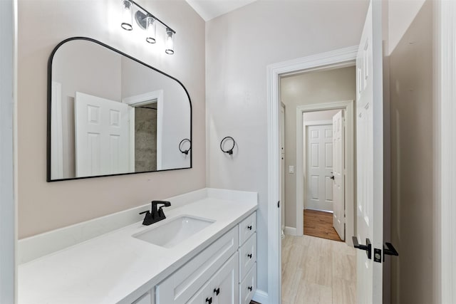 2042 Darby Ln, Fresno, TX 77545 - bathroom featuring vanity and baseboards