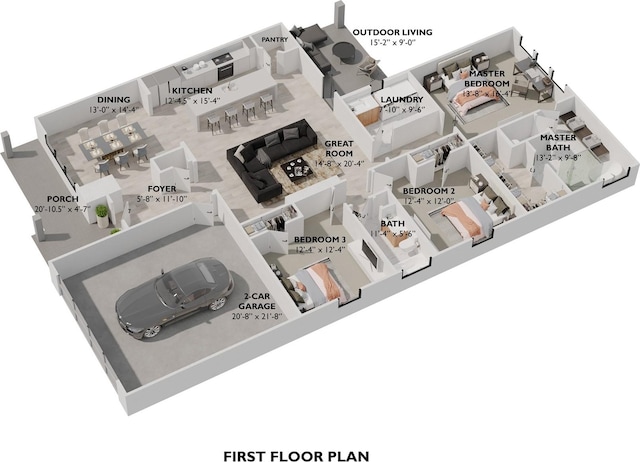3522 Stonehenge, Montgomery, TX 77356 - floor plan / room layout