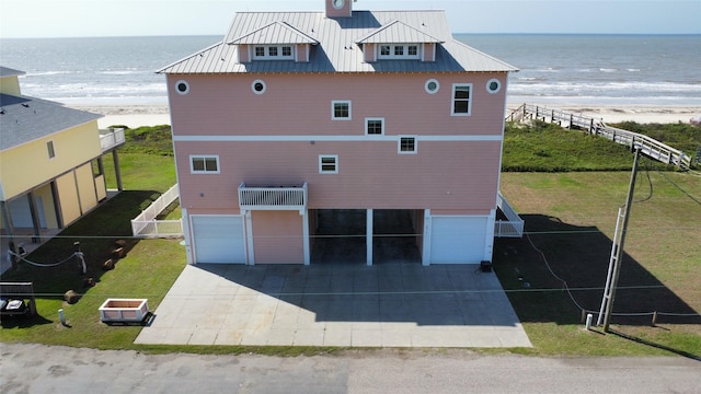 2414 Sand Drift Ln, Crystal Beach, TX 77650 - aerial view of property and surrounding area with extended coastline