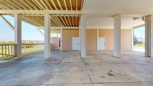 2414 Sand Drift Ln, Crystal Beach, TX 77650 - view of patio with a carport