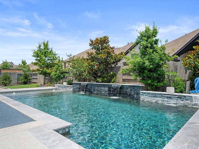 17511 Autumn Leaves Dr, Conroe, TX 77302 - view of swimming pool featuring a fenced backyard